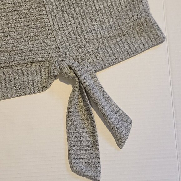 Simply Vera, Vera Wang Light Gray Heather Pullover Top Women's XL - Picture 3 of 12